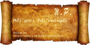 Mágori Pénelopé névjegykártya